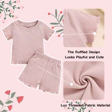 Dimoybabe Toddler Girl Clothes Summer Outfits Set