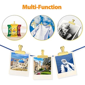 Durable Stainless Steel Bag Clips - Pack of 8