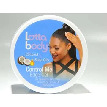 Lotta Body Coconut Shea Edge Control Gel for Sleek Edges