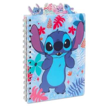 Walt Disney Studio Lilo and Stitch School Supplies Bundle - Disney Lilo and Stitch Journal Notebook ...