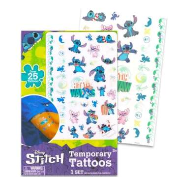 Walt Disney Studio Lilo and Stitch School Supplies Bundle - Disney Lilo and Stitch Journal Notebook For Kids Adults Stitch School Stuff Set with Tsum Tsum Stickers (Lilo and Stitch Notebook)