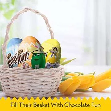 M&M'S Easter Egg Milk Chocolate Candy, 12 Count Pack