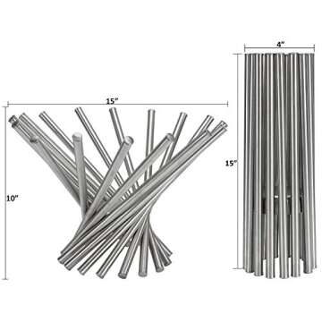 Nicunom Stainless Steel Rotation Fruit Bowl, Foldable Rotation Fruit Basket, Modern Countertop Fruit...