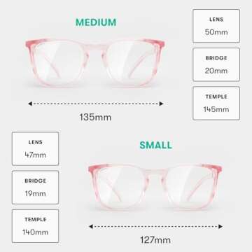 Stoggles Square Z87.1 Certified Polycarbonate Safety Glasses, Scratch & Shatter-Proof, Blue-Light & ...