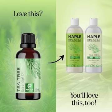Pure Tea Tree Oil for Skin and Hair Care Essentials