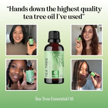Pure Tea Tree Oil for Skin and Hair Care Essentials