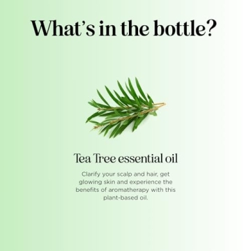 Pure Tea Tree Oil for Skin and Hair Care Essentials