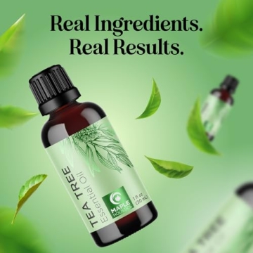 Pure Tea Tree Oil for Skin and Hair Care Essentials