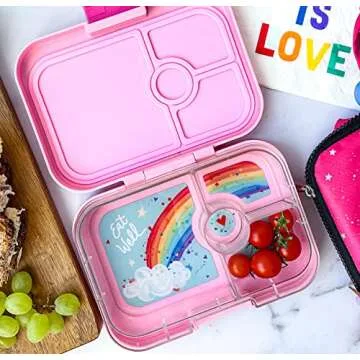 Yumbox Panino Leakproof Bento Lunch Box Container for Kids & Adults (Power Pink)