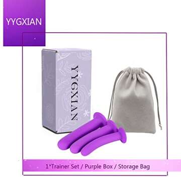 YYGXIAN Silicone Pelvic Floor Trainer Set for Women