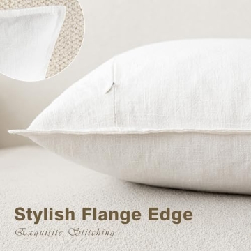 Stylish Foindtower Linen Throw Pillow Covers for Home Decor