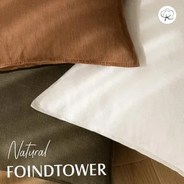Stylish Foindtower Linen Throw Pillow Covers for Home Decor