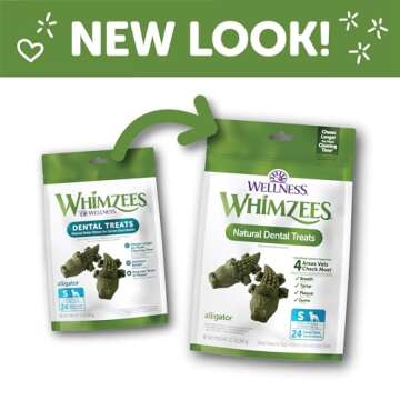 WHIMZEES Alligator Dog Dental Treats for Healthy Teeth