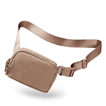 AslabCrew 2-Way Zipper Unisex Belt Bag for Travel