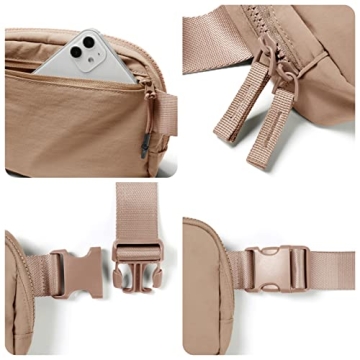 AslabCrew 2-Way Zipper Unisex Belt Bag for Travel