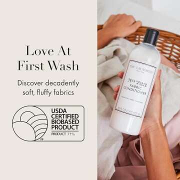 The Laundress No. 723 Fabric Conditioner, Soften Fabrics, Reduces Static, Liquid Fabric Softener, No...