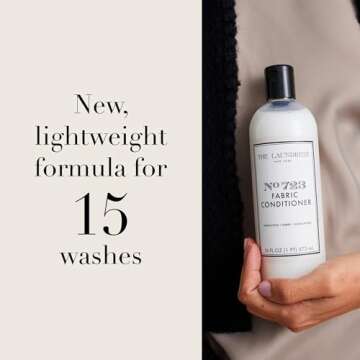 The Laundress No. 723 Fabric Conditioner, Soften Fabrics, Reduces Static, Liquid Fabric Softener, No. 723 Scent, 16 oz.