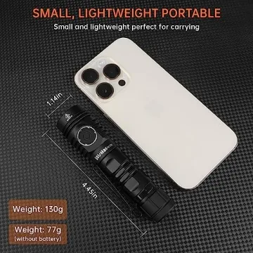 Wurkkos FC13S 2500 Lumens USB C Flashlight for EDC