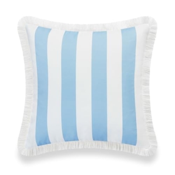 Hofdeco Coastal Baby Blue Indoor Outdoor Pillow Cover 20"x20"