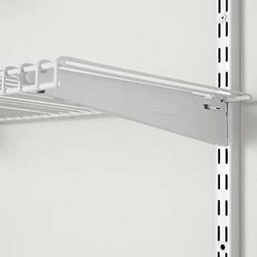 Rubbermaid Configurations 26" Shelving Kit, Set of 2 Shelves, White, Expandable, Organization for Ho...