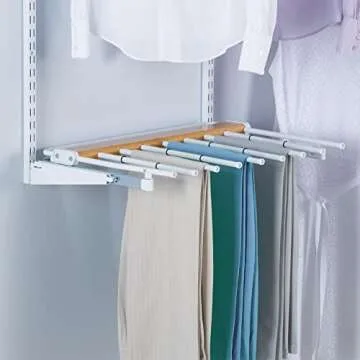 Rubbermaid Configurations 26" Shelving Kit, Set of 2 Shelves, White, Expandable, Organization for Home/Laundry/Bathroom/Mudroom/Pantry/Linen Closet/Garage