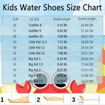 Quickshark Kids Water Shoes Boys Girls Barefoot Aqua Socks Lightweight Quick Dry Sandals Slip On Walking Sneakers for Beach Pool Swim 1-Pink 13 Little Kid
