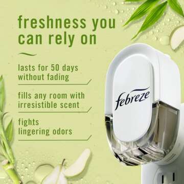 Febreze Plug In Air Freshener Bamboo Scent Starter Kit