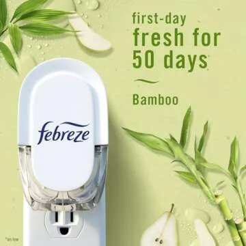 Febreze Plug In Air Freshener Bamboo Scent Starter Kit