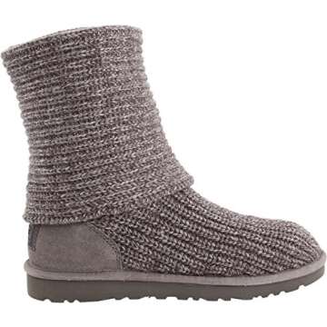 UGG Women's Classic Cardy Winter Boot - Grey - Cozy & Stylish