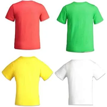 Disney Pixar Toy Story Buzz Lightyear Woody Rex Slinky Dog Toddler Boys 4 Pack T-Shirts Multi 3T