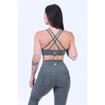 Jed North Women's High Waisted Scrunch Leggings with Pockets