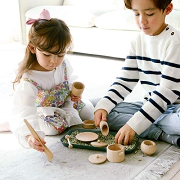 Montessori Wooden Sensory Bin Tools Set for Toddlers