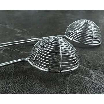 Brccee AC Shabu shabu Hot Pot Strainer Scoops, 6 pieces