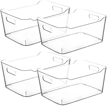 Clear Storage Bins - Organize Your Home with Ease and Style