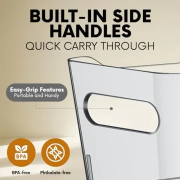 Clear Storage Bins for Home Organization and Storage Solutions