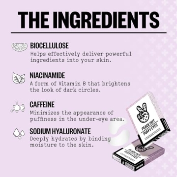 Peace Out Puffy Eyes Under-Eye Masks for Tired Eyes