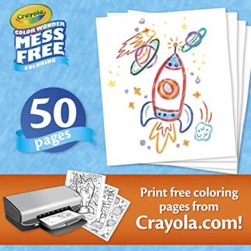 Crayola Color Wonder Mess Free Coloring Pages for Kids