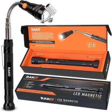 RAK Magnetic Pickup Tool & Flashlight - Perfect Gift