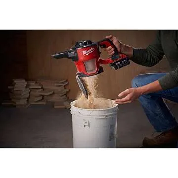 Milwaukee M18 18-Volt Lithium-Ion Compact Vacuum Bare Tool (Tool-Only) | Hardware Power Tools for Your Carpentry Workshop Machine Shop Construction or Jobsite Needs