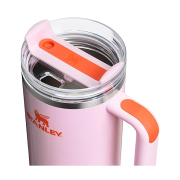 Stanley Quencher H2.0 Tumbler with Handle and Straw 40 oz | Flowstate 3-Position Lid | Cup Holder Co...