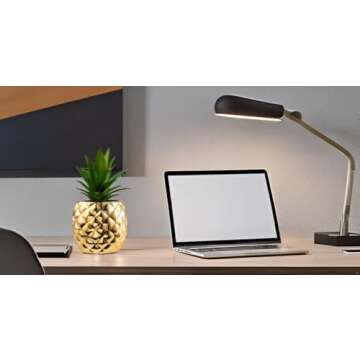 Golden Pineapple Ananas Potted Artificial Plant Faux Succulents Home Office Tabletop Decoration (Gold)