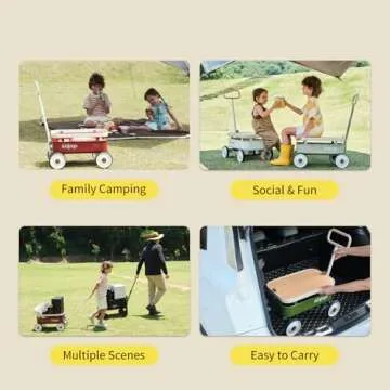 PULA-Wild 3-in-1 Kids' Pull-Along Wagon for Toddlers