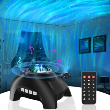 Vinwark Northern Lights Aurora Projector with Bluetooth Speaker – Galactical Relaxation