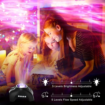 Vinwark Northern Lights Projector with Bluetooth Speaker