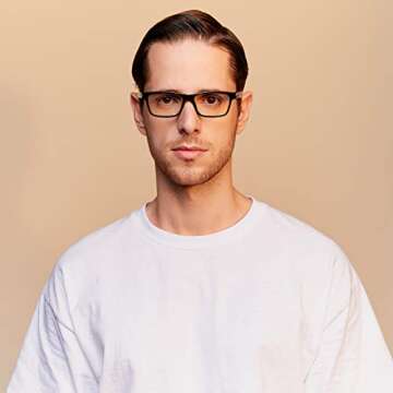 Gamma Ray Blue Light Blocking Reading Glasses - Amber Tint Screen Readers 2.50