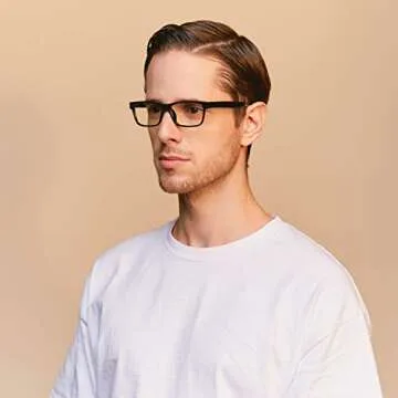 Gamma Ray Blue Light Blocking Reading Glasses - Amber Tint Screen Readers 2.50