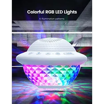 Starry UFO Waterproof Pool Speaker with LED Lights