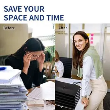 Expanding File Folder, 13 Pockets Accordion File Holder Organizer, A4 Letter Size Paper Document Receipt Organizer Accordian Filing Folder for Classroom, Home, Office and Travel