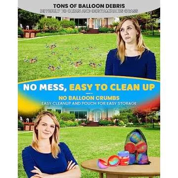 SOPPYCID 15Pcs Reusable Water Balloons, Reusable Water Balls For Kids, Easy to Fill, No Mess, Rainbow Water Balloons For Boys and Girls, Pool Outdoor Toys for Water Balloon Fights, Beach, Bath time