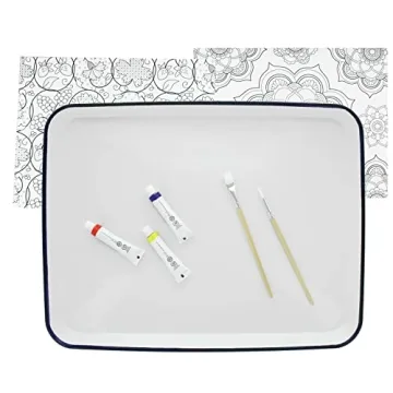 PRO ART Metal & Porcelain Butcher Tray Palette 13x17